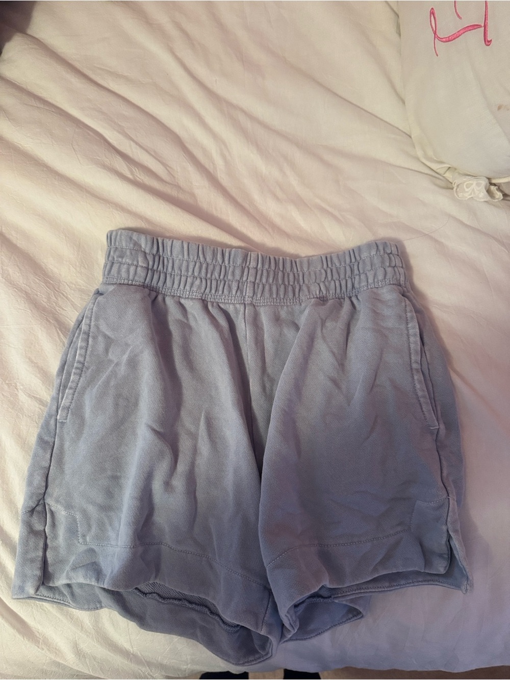 Aerie Women’s Light Blue Elastic Waist Shorts